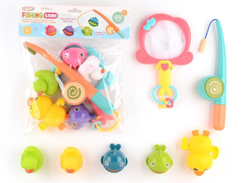 7pcs Water Toy Fishing Game