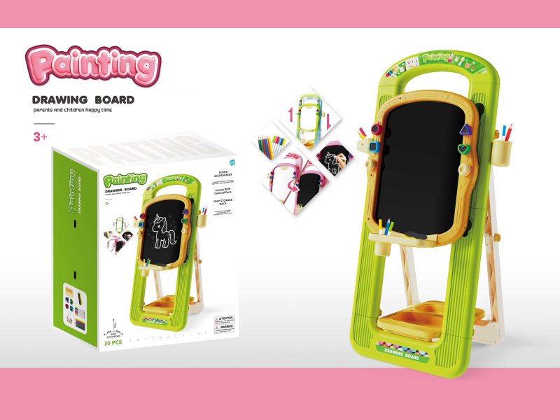 This Is An Intelligent Double-Sided Multi-Functional Writing Board That Can Be Erased And Used For Doodling