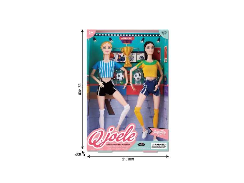 Jole 11.5-Inch Joint Doll Football Set