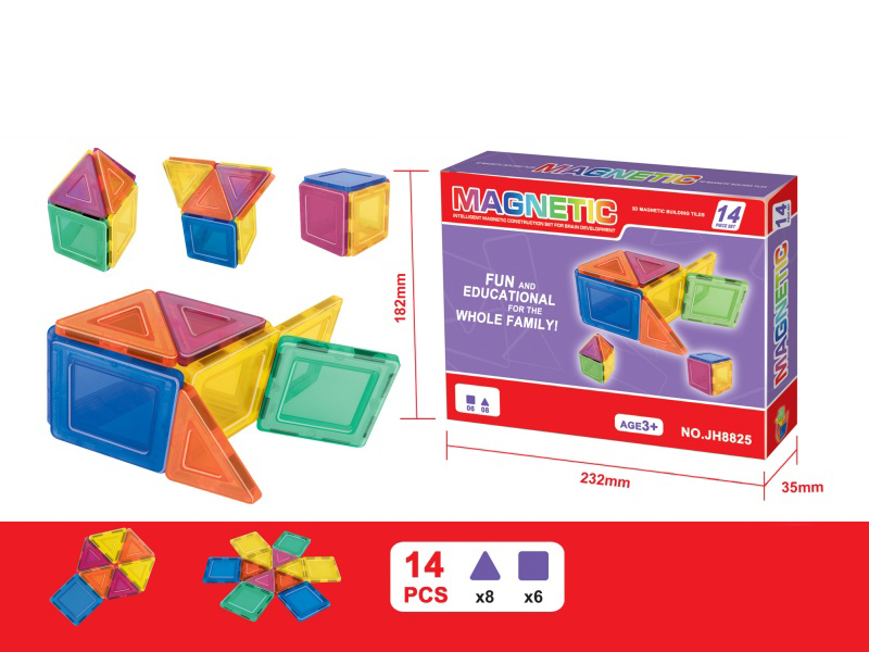 Magnetic Building Blocks(14pcs)