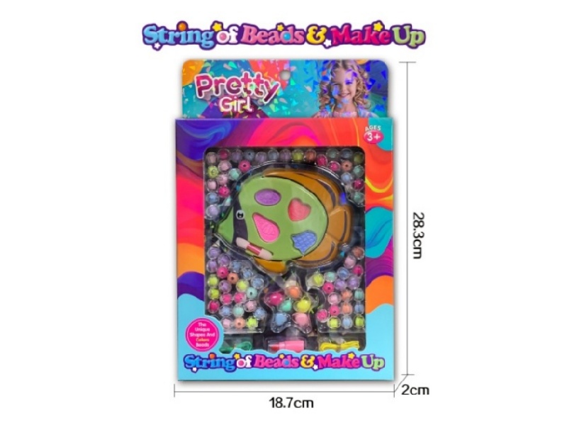 Butterfly Fish Makeup Transparent Bead Set