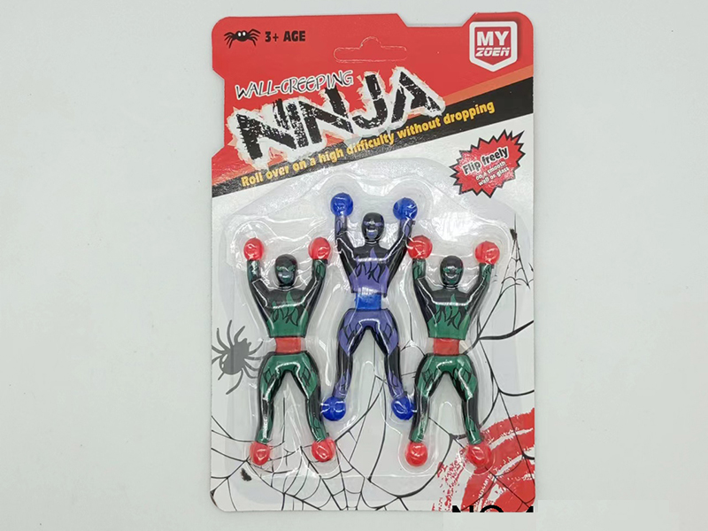 Wall-Creeping Sticky Ninja Toys 3pcs