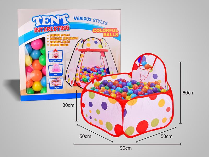 0.9M Ball Pool With Shoot At The Basket And 60PCS 6CM Ocean Balls