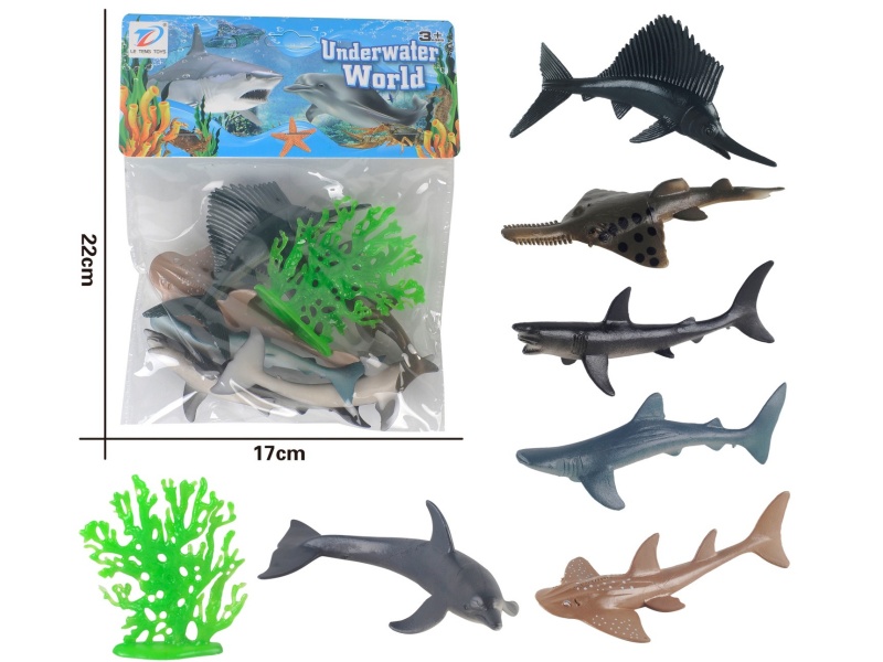 Pvc Simulates Ocean 7Pcs