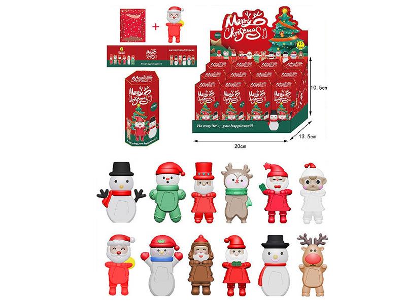 Christmas Series Decorative Mini Figures 12pcs