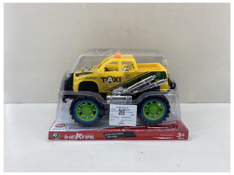 Friction Off-Road Police Car