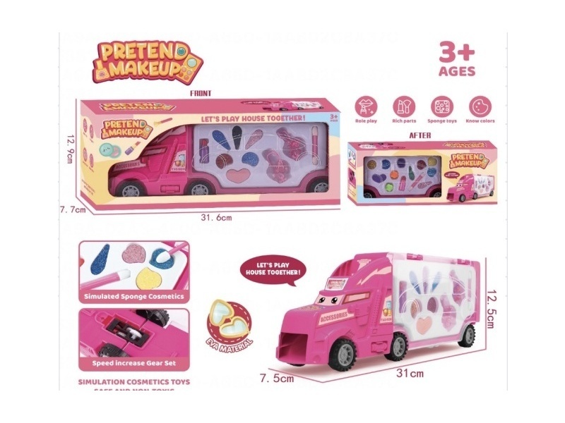 Children's inertial RV makeup, accessories and toys