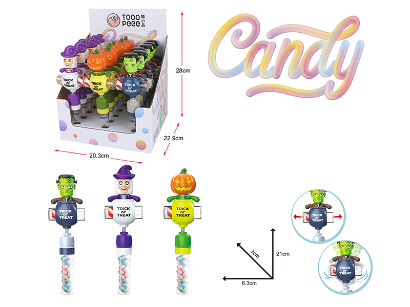 Halloween Whistle Candy Toys 18pcs