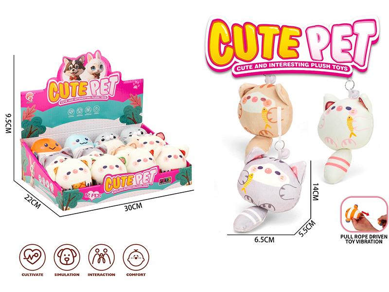 Cute Pet Cat Pendant 12PCS