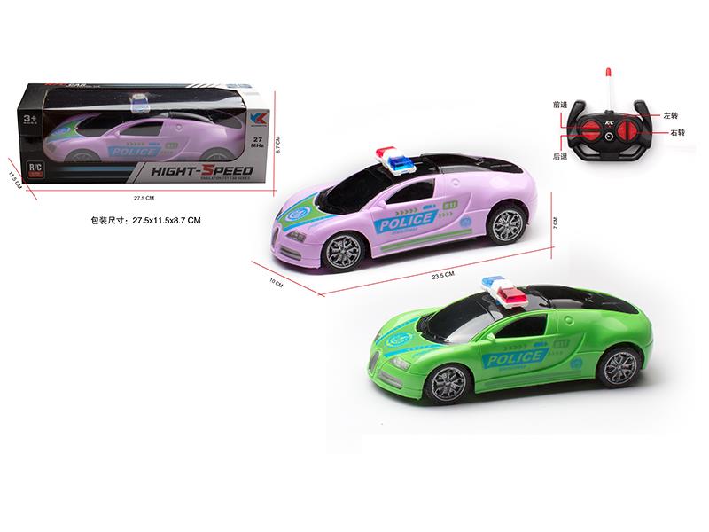 1:18 4CH R/C Bugatti Police Car(Without Light)
