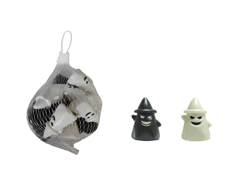 Halloween Blow Bottle And Hat Ghost, 12Pcs