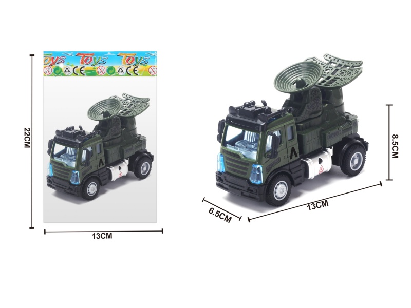1:64 Huili European Military Radar Vehicle