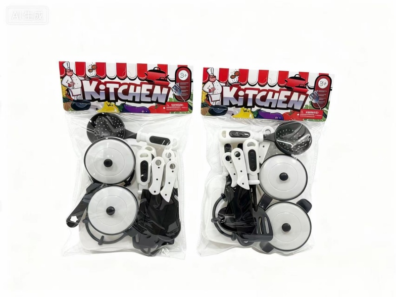 A 13-Piece Set Of Tableware For Playing House, Consisting Of Two Mixed Sets