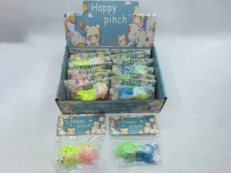 Pinching Fun: A Three-Color Shapi Dog With A Head Clip