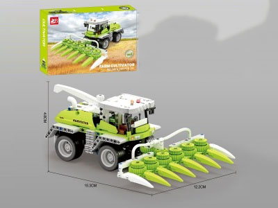 Building Blocks: 520 Pieces Technological Harvester