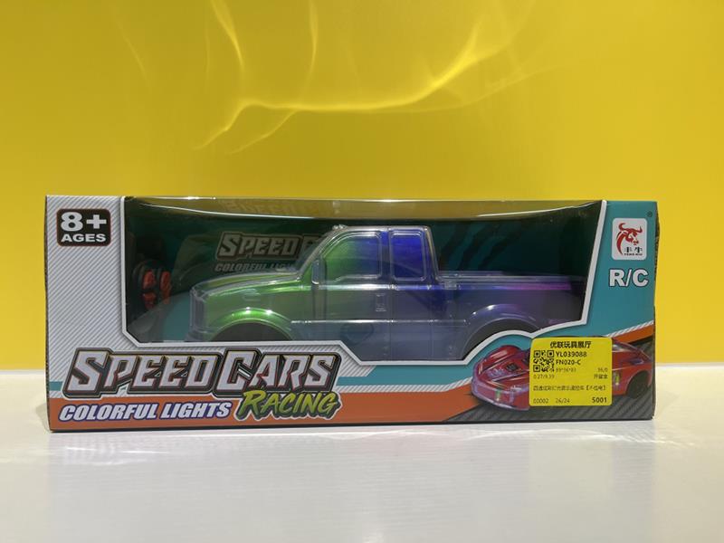 4-Channel Remote Control Car With Colorful Lights And Music(Not Included Batteries)