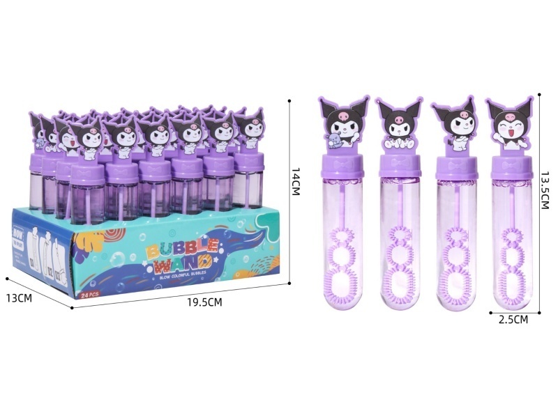 Kuromi Bubble Sticks (1 Color, 4 Styles)24 PCS Per Box