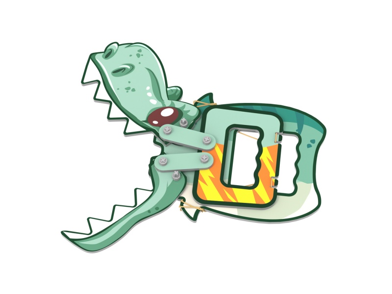 Mechanical T-Rex Physics Experiment Toys