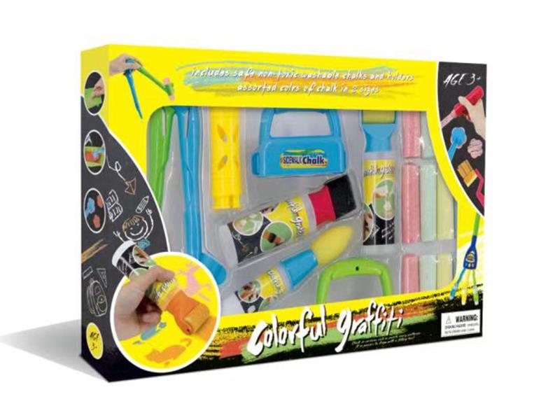 Chalk Colorful Graffiti Set 19pcs