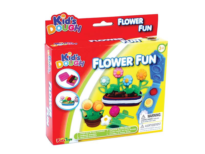 Colored Clay Flower Set