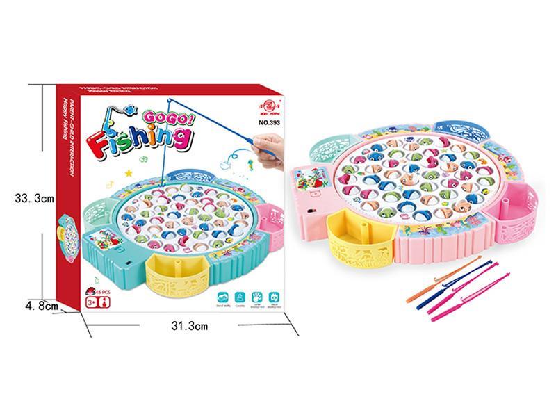 Parent Child Fishing Toy Plate