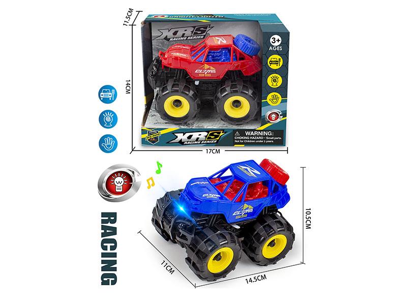 Friction Simulated Off-Road Vehicle With Lights