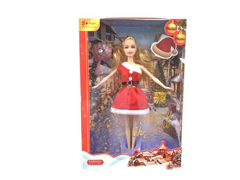11" Solid Christmas Doll