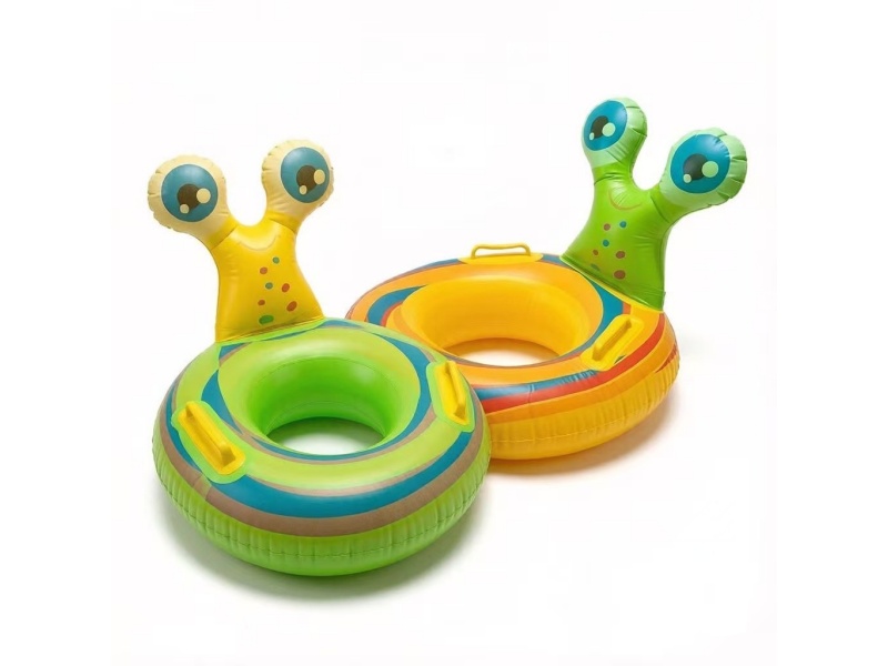 Snail In Green And Yellow Color Mount