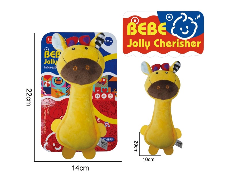 Baby Puzzle Plush Comfort Toy Deer Hand Grab Bb Stick