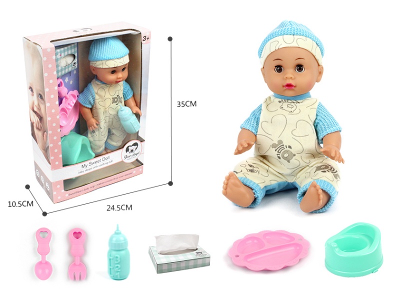 14-Inch 6-Voice Doll Set