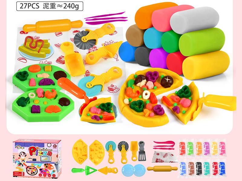 Play Dough Fun Pizza Set 27pcs