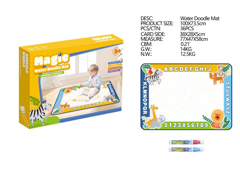 Animals World Theme Magic Water Doodle Mat