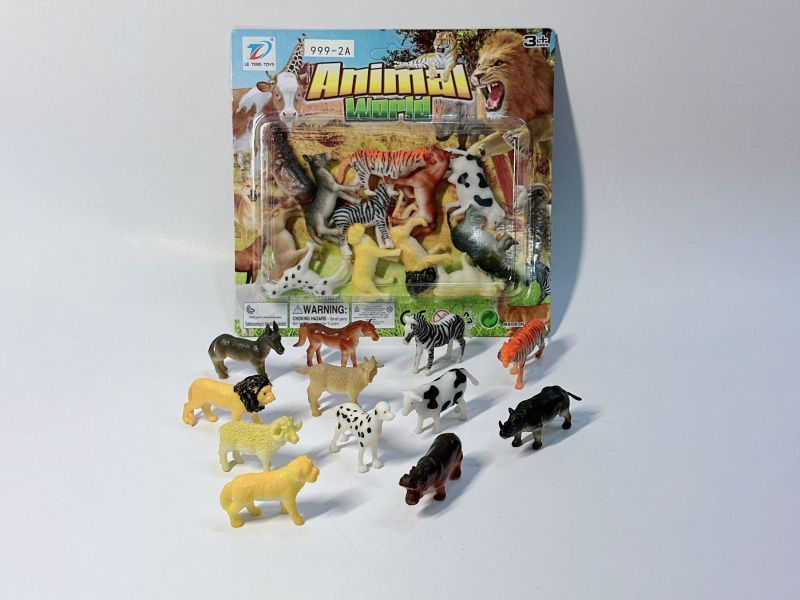 Pvc Simulation Wildlife 12Pcs