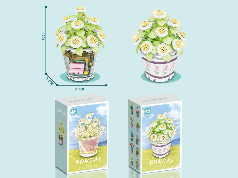 Building Blocks: Succulent Building Block Flower Shop 169 Pieces