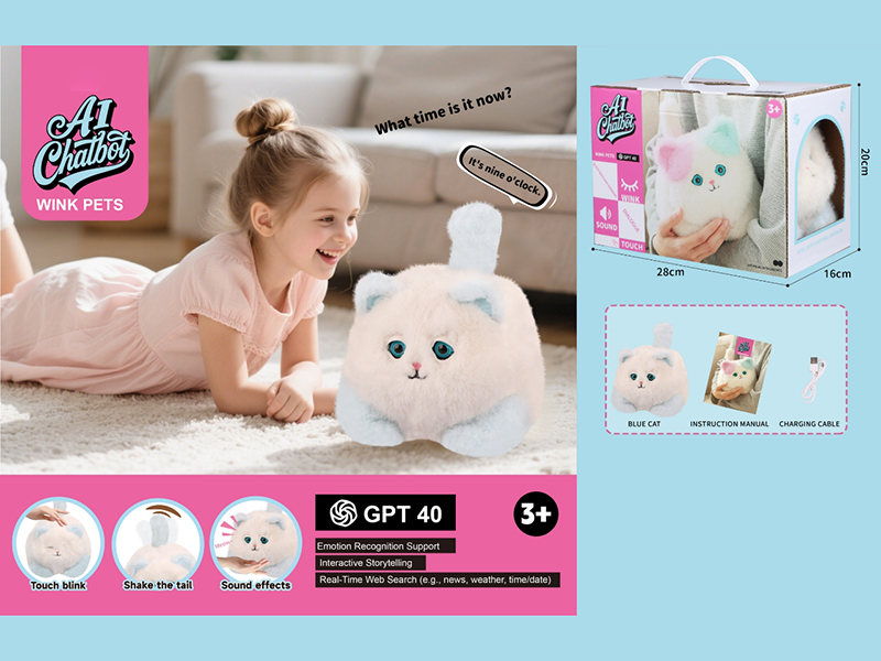 AI Chatblt Wink Pets - Blue cat
