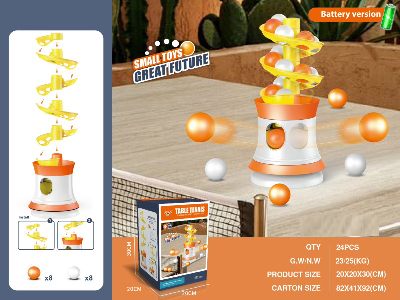 Spin Serve On The Electric Table Tennis Tee