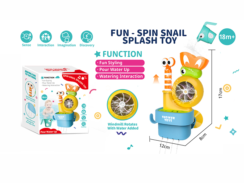 Fun Spin Snail Splash Toy