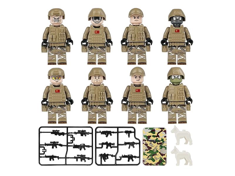 People's Liberation Army Element Series Building Blocks Figures Toys