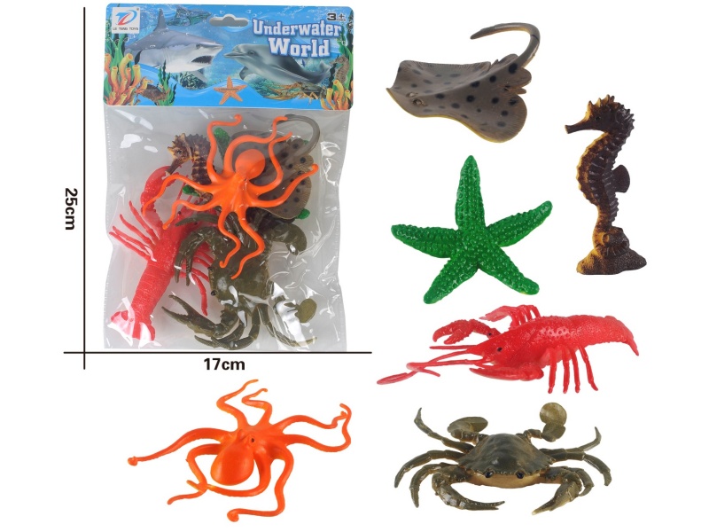 Pvc Simulates Ocean 6Pcs