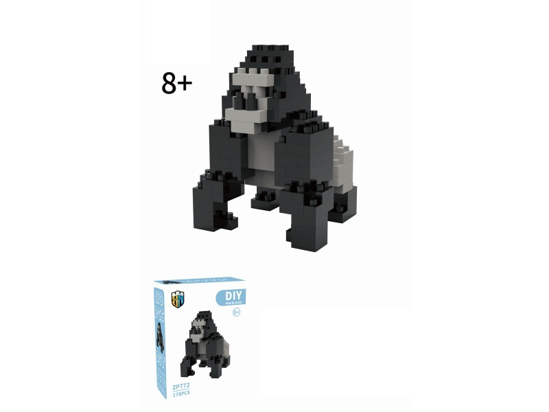 Chimpanzee Building Block Animal Series 178PCS