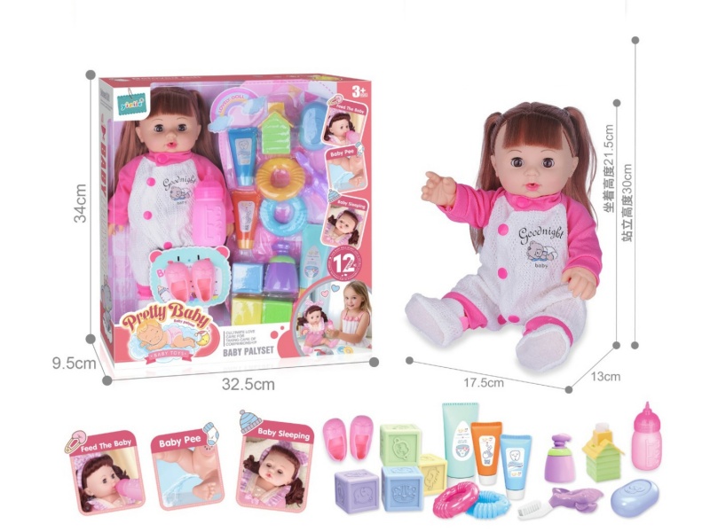 14-Inch Hollow Doll With 12-Tone Ic