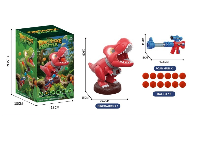Electric Universal Light, Music, Scoring And Shooting Dinosaurs