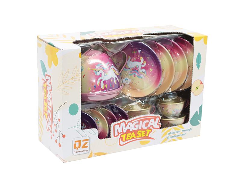 Tinplate Tea Set - Unicorn