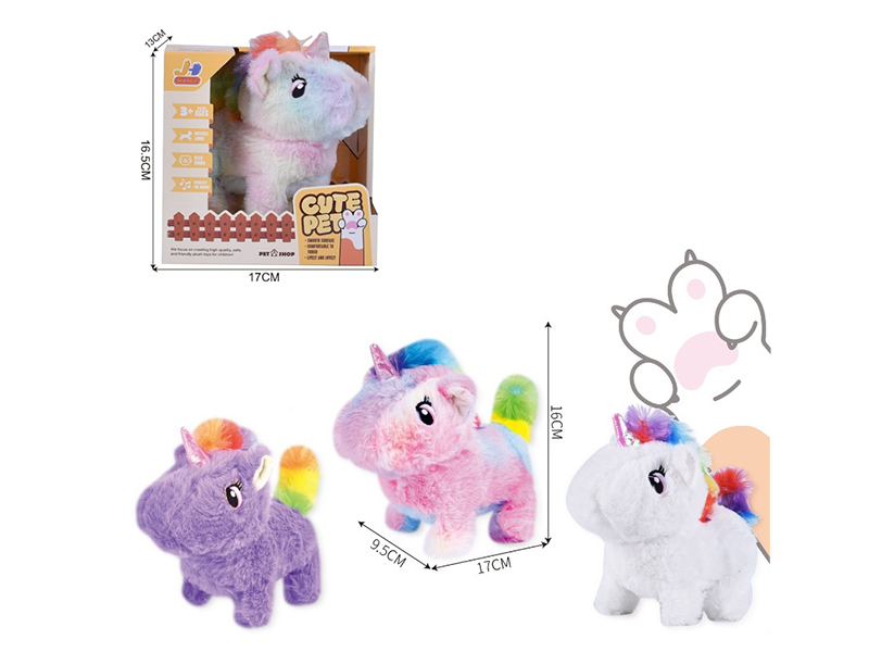 Electric Plush Pet Unicorn