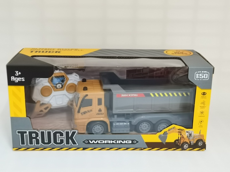 Four-Way Remote-Controlled Dump Bucket Engineering Vehicle