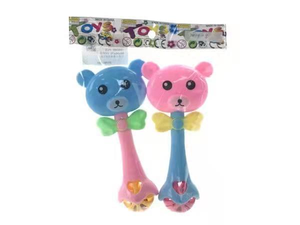 Cartoon Bear Rattle 2 Pcs
