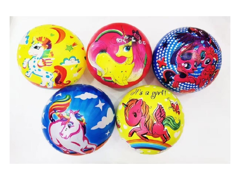 9-Inch Unicorn All-Print Ball