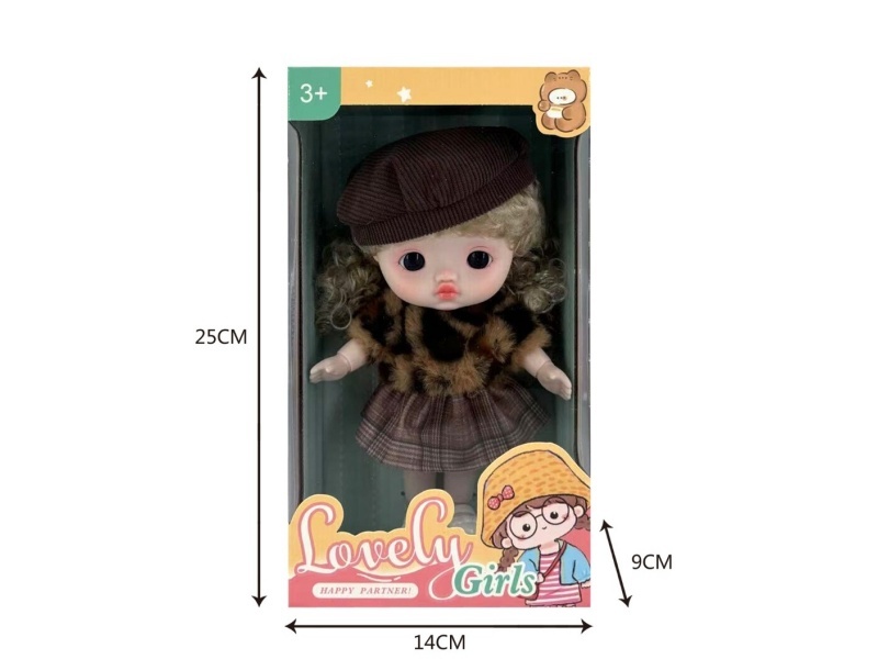 22Cm 3D Real Eye Fun Doll