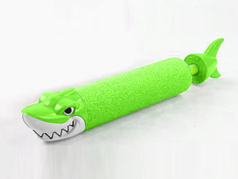 Green Pearl Cotton Shark Water Cannon