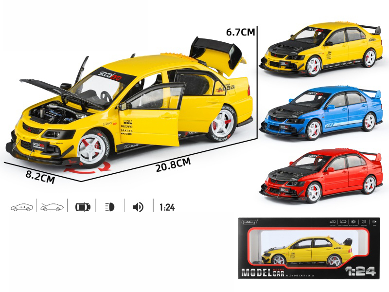 1:24 Mitsubishi EV09 Modified Version Alloy Car